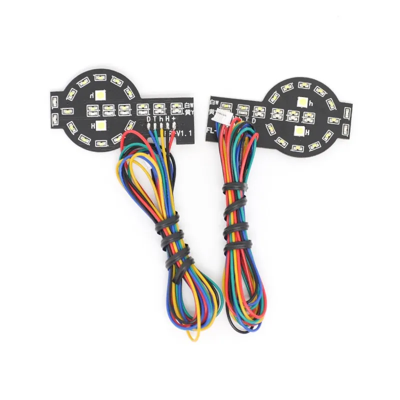 ระบบไฟ LED ชุดไฟหน้าและไฟท้ายสำหรับรถ TRX4 TRX-4 2021 Bronco รถติดตั้งราง ไฟเลี้ยว ไฟเบรก สำหรับรถ RC ขนาด 1/10