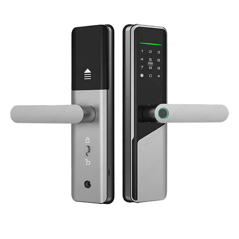 TIAGO T3 TUYA WIFI Mobile Phone Remote Unlock Fingerprint Magnetic Card Password Key Temporary Password Smart Door Lock