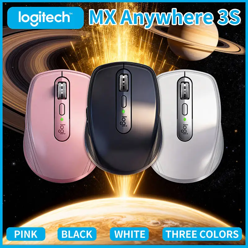 

Brand New Logitech MX Anywhere 3S, Ultra-Quiet Magnetic Clicks, Fast & Quiet Scrolling, 70 Days Batt
