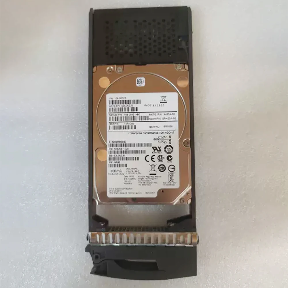 For NetApp X425A-R6 1.2TB 10K SAS 2.5'' DS2246 Hard Drive HDD