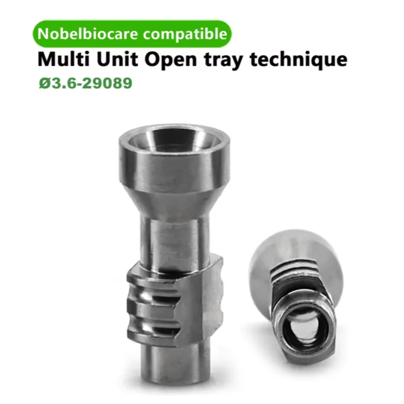 Dental Parts For Nobel Multi Unit Abutment Open Tray Transfer Coping Impression Pick-up Analog Screw Laboratory Prosthetic Kit