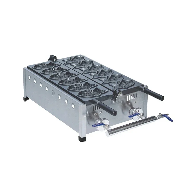 

Factory Price Best Selling 220V Taiyaki Machine Gas Fish Shaped Waffle Maker