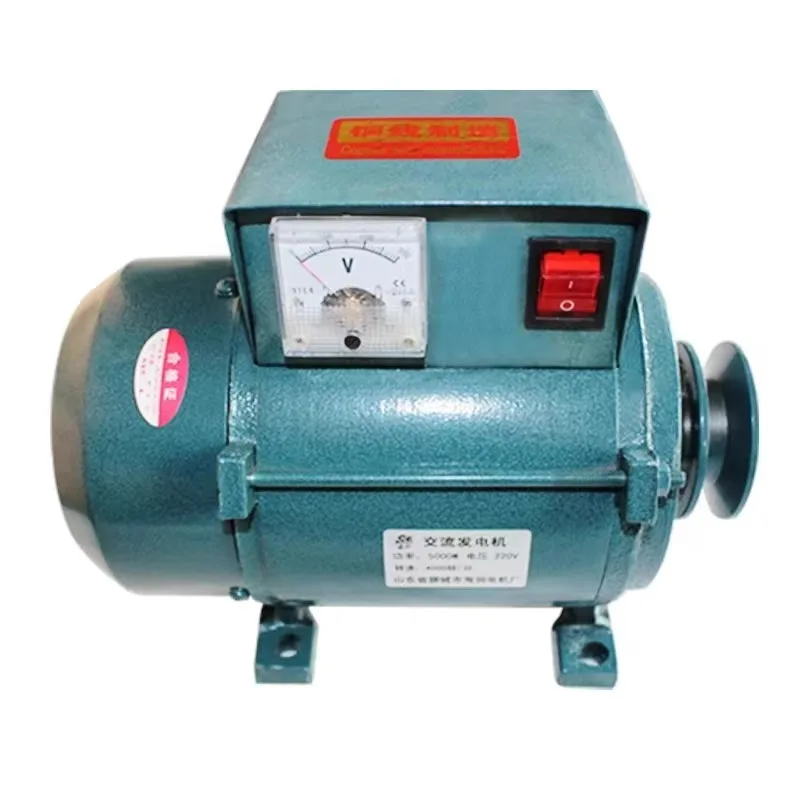 220V 1000/1800/2200W Brushless AC Generator with Voltage Stabilizer 2800-4000 RPM for Construction Sites/RV Power Supply