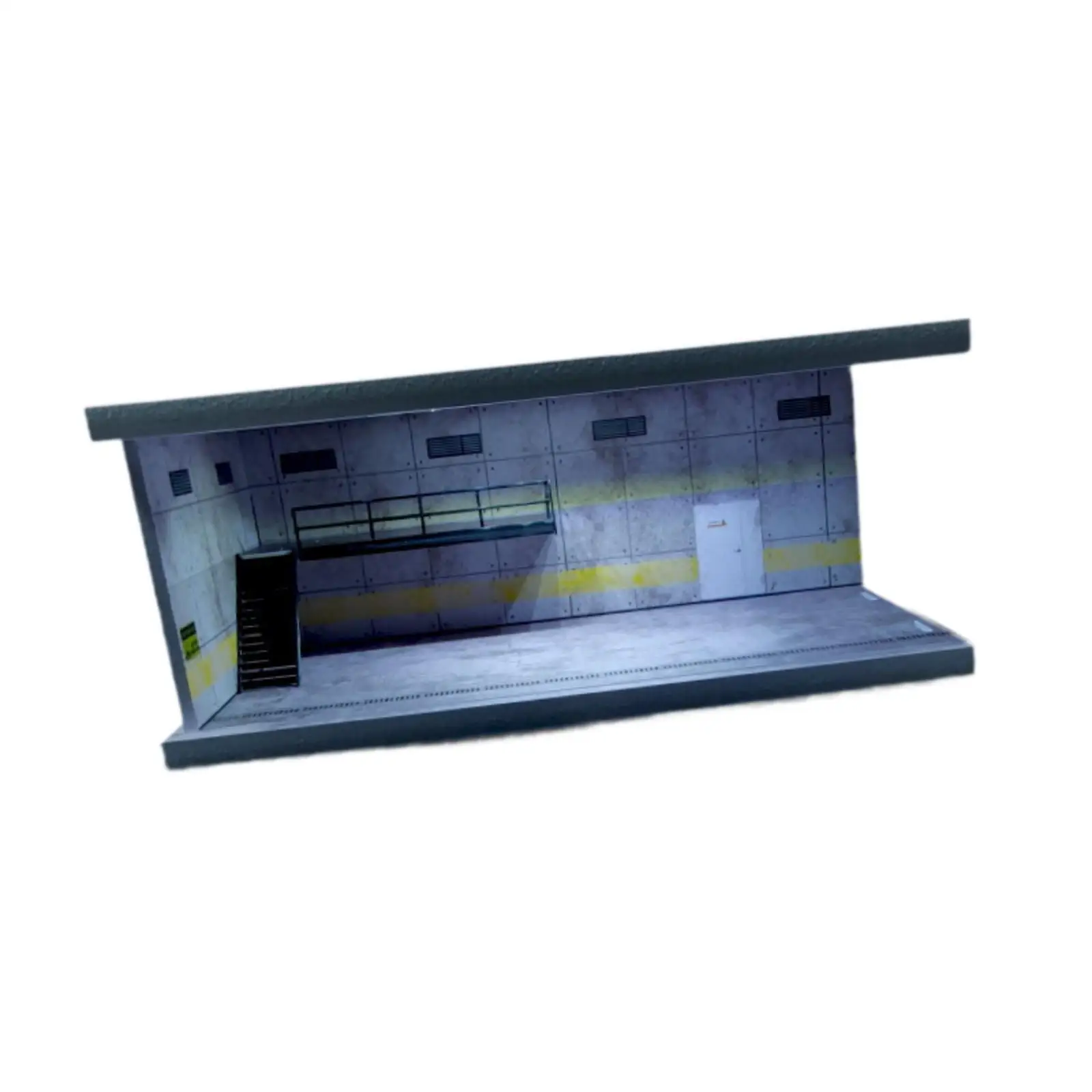 

Витрина-парковка 1/64 с подсветкой, пылезащитный контейнер-парковка, акриловый гараж для моделей автомобилей, настольный декор