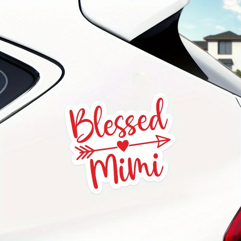 Blessing Mimi Vinyl Decal Car Sticker Vinyl Sticker Decal Bumper Sticker For Window Laptop For Any Flat Position