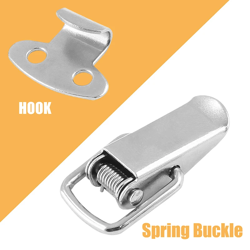 4PCS Toggle Latches Spring Loaded Clamp Clip Case Box Latch Catch Toggle Tension Lock Lever Clasp Closures Crate Lock Snap Lock