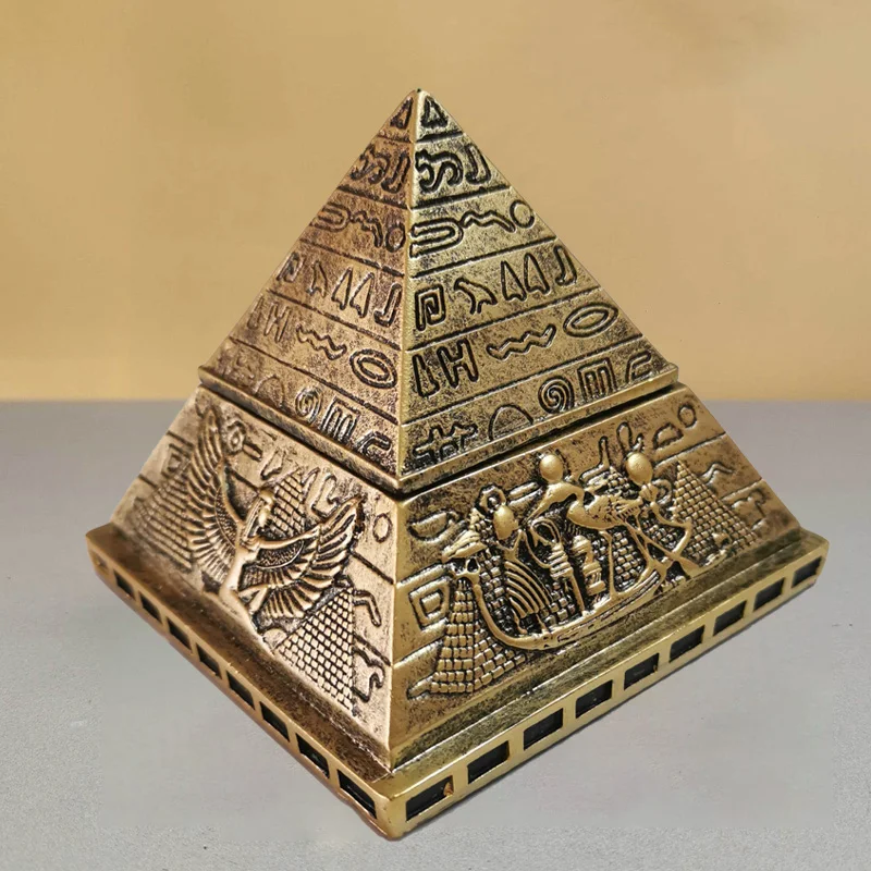 Ancient Egypt Isis Statue Egyptian Magic Marriage Goddess Figurines Resin Pyramid Obelisk Sculpture Crafts Home Decortion