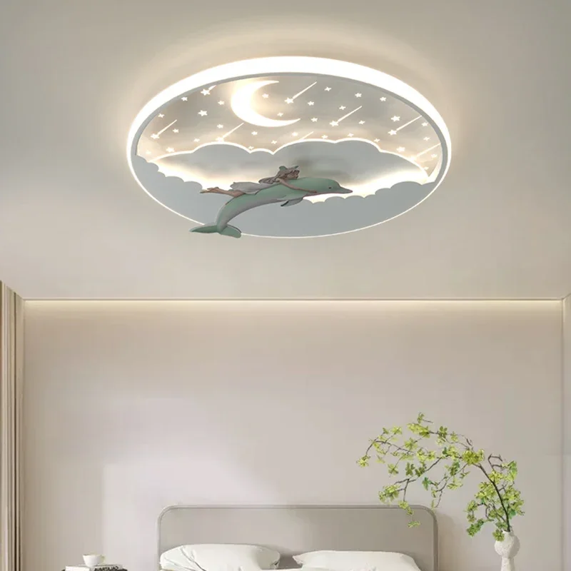 Children Ceiling Light Creative LED Ceiling Lights Kids Room Cute Indoor Lighting for Boys Girls Bedroom Study Room Ceiling Lamp