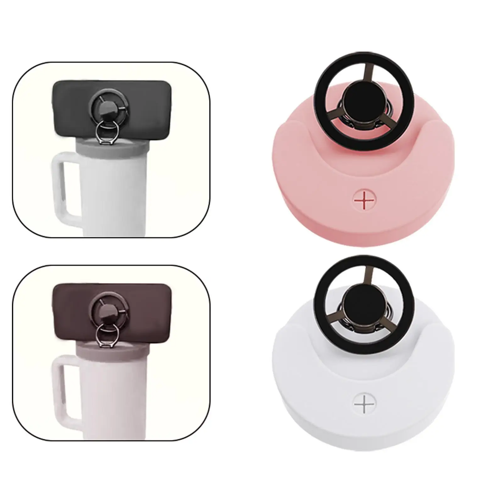 Ersatz des Becherdeckels mit magnetischer Telefonhalter-Becherabdeckung für das Büro