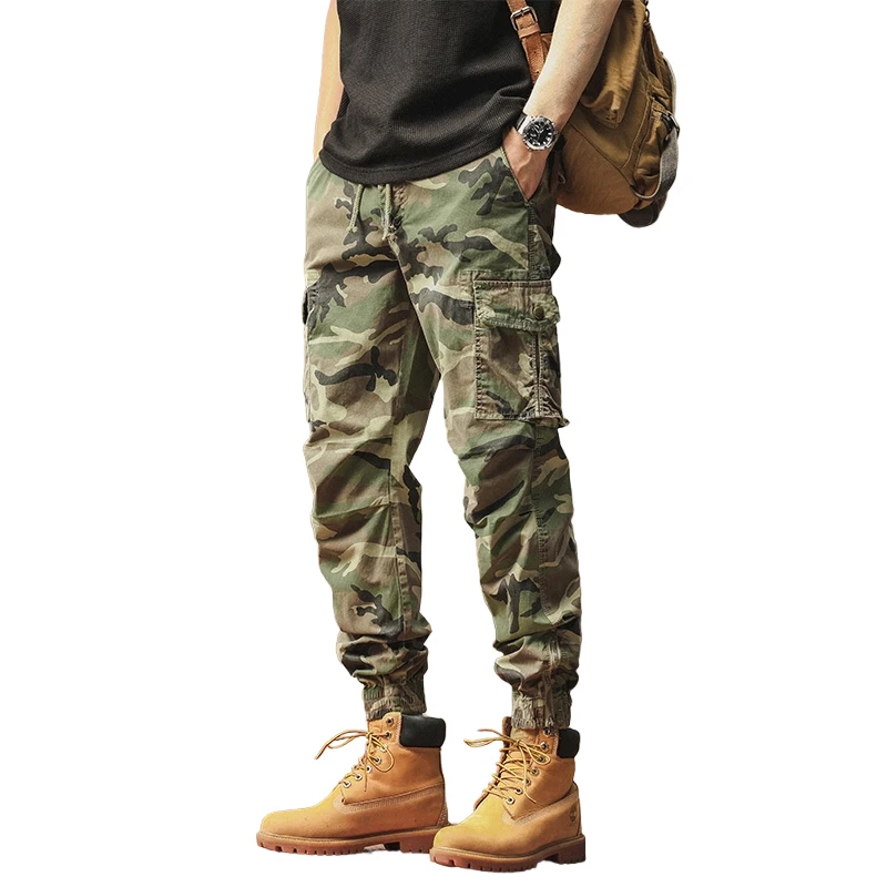 

Camouflage Casual Pants Men's Spring and Summer Trendy Brand Sports Pants Versatile Workwear Pants Pure Cotton Loose Pants