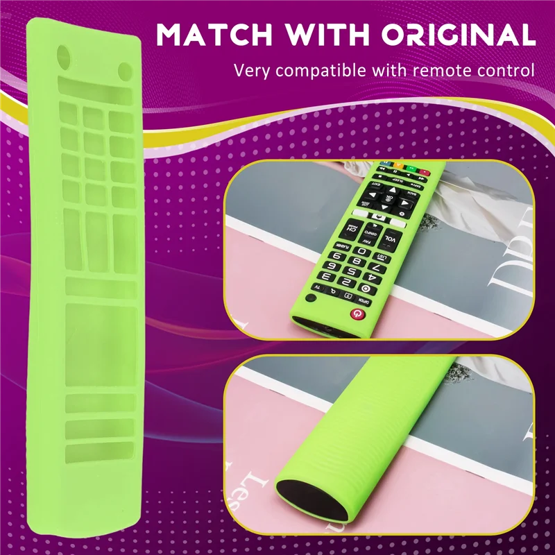 حافظة ABKI-Silicone لجهاز التحكم عن بعد للتلفزيون الذكي AKB 75095307   AKB 74915305   AKB 75675304   غطاء حامل مقاوم للصدمات