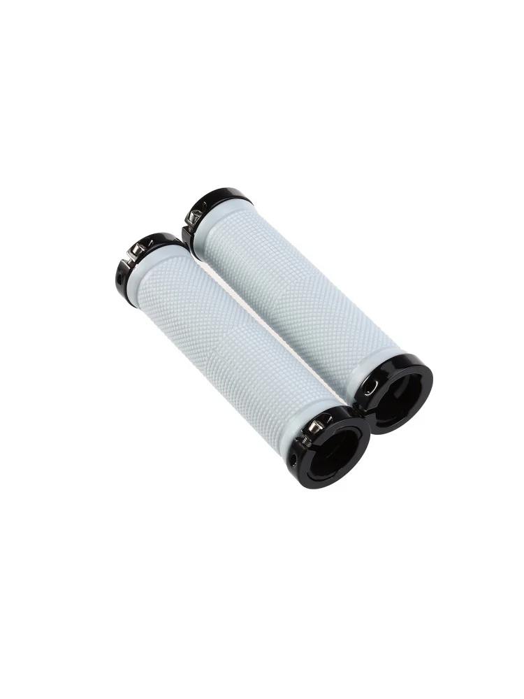 AliExpress NONE 2pcs White Rubber Handlebar Grips 12Cm Non-Slip Texture For Mountain Bike Road Folding Comfort Grip Long Ride