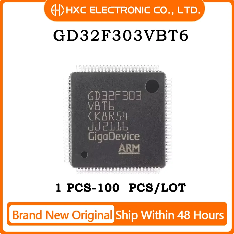 1PCS/5PCS/10PCS/50PCS GD32F303VBT6 LQFP-100 100% New Original IC Chip