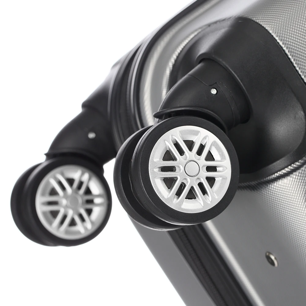 3-in-1 Multifunctional Large Capacity Traveling Storage Suitcase Silver Gray