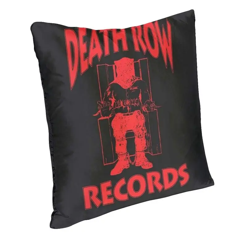 Cool Death Row Records Square Throw Pillow Case Home Decorative 3D Double-sided Print Cushion Cover for Sofa