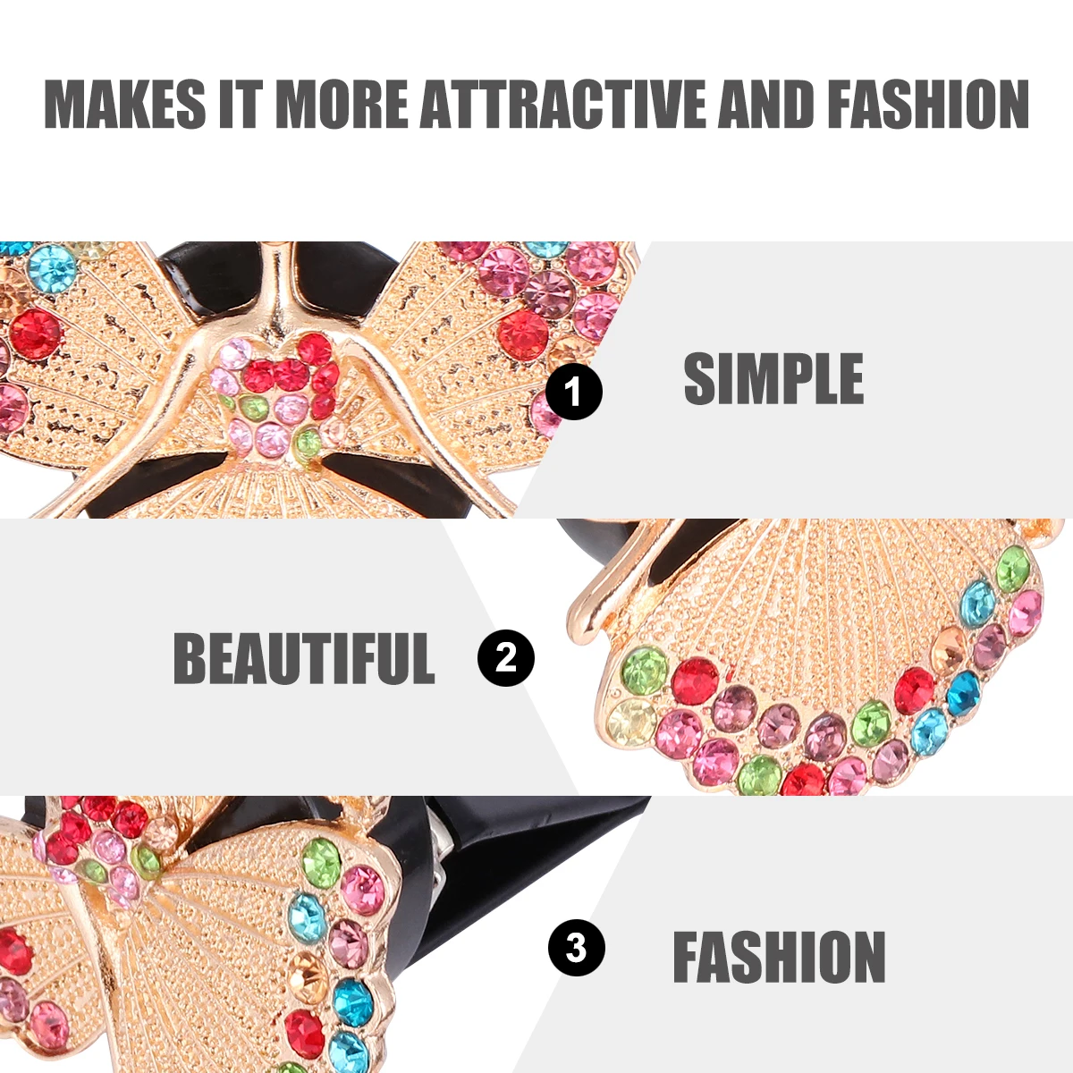 

Aromatherapy Car Perfume Clip Seven Color Elf Design Air Vent Diffuser Plastic Metal Material Christmas Gift Car Decoration