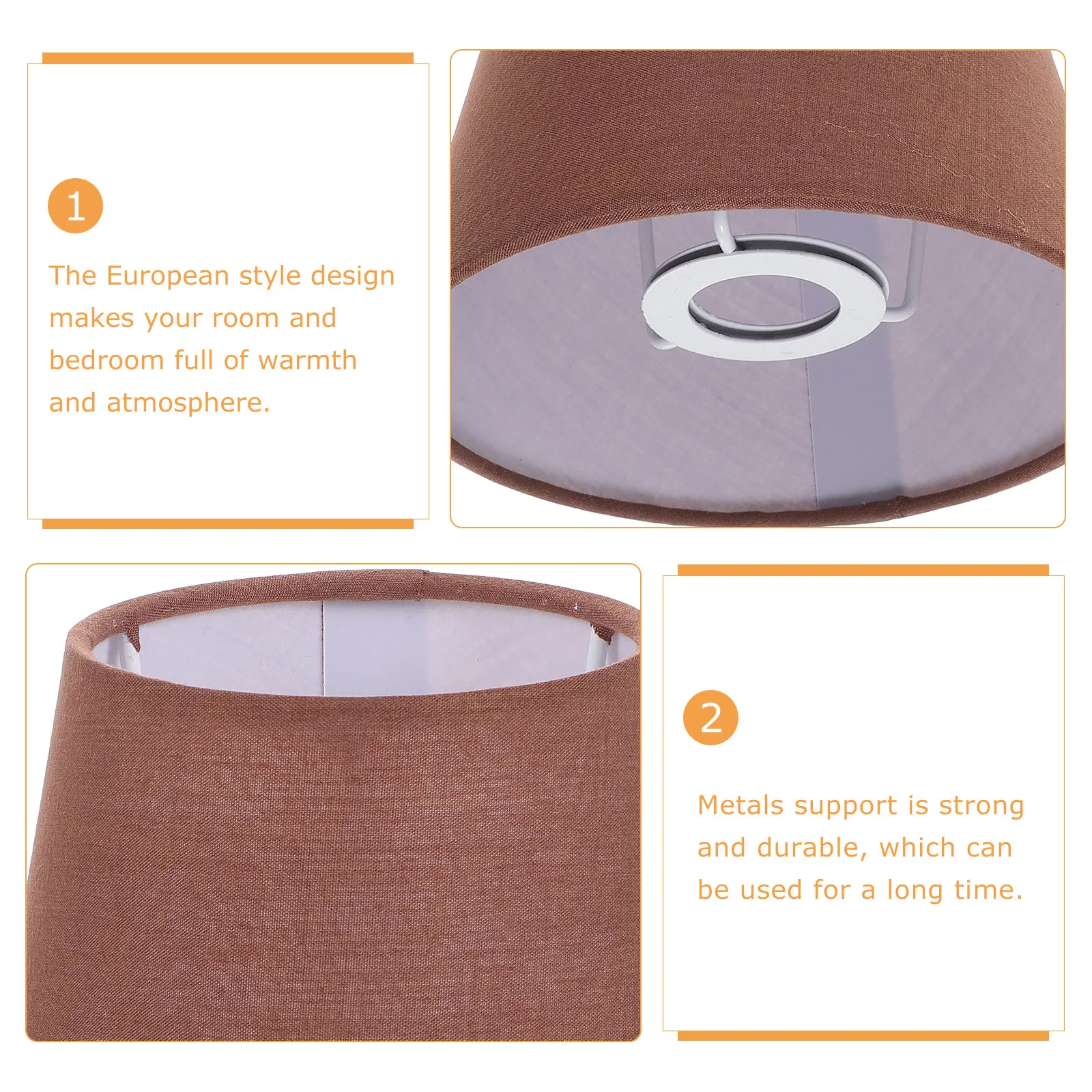 Macaron Fabric Drum Lamp Shade Pendant Lamp Cover Modern Decorative Light Fixture for Bedroom Living Room Office Hotel