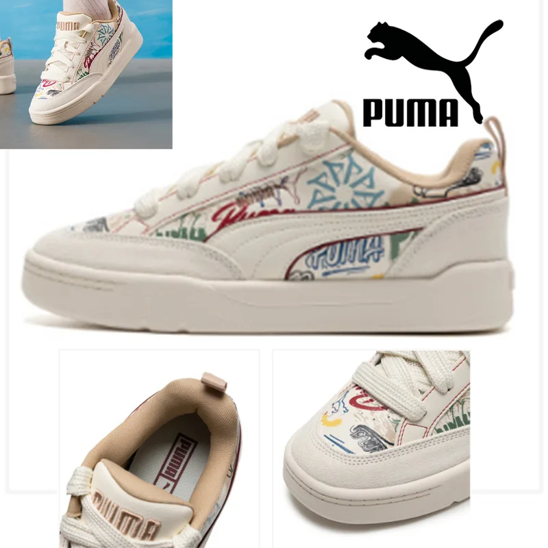 Puma Mid Top Low Top Skate Shoes Anti Slip Lightweight Comfort Casual Walking Sneakers 405258-02