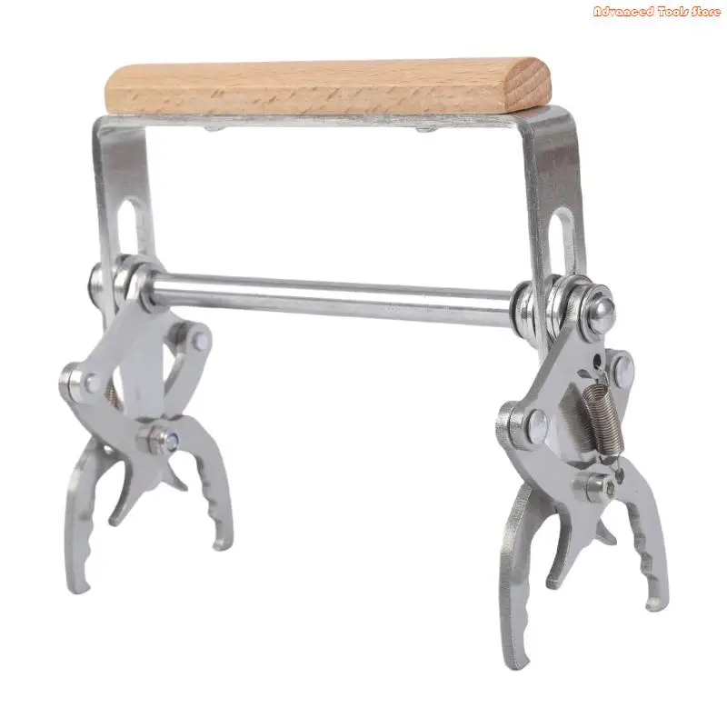 Stainless Steel Beekeeping Frame Gripper With Smooth Handle For Secure Hives Frame Handling W91B