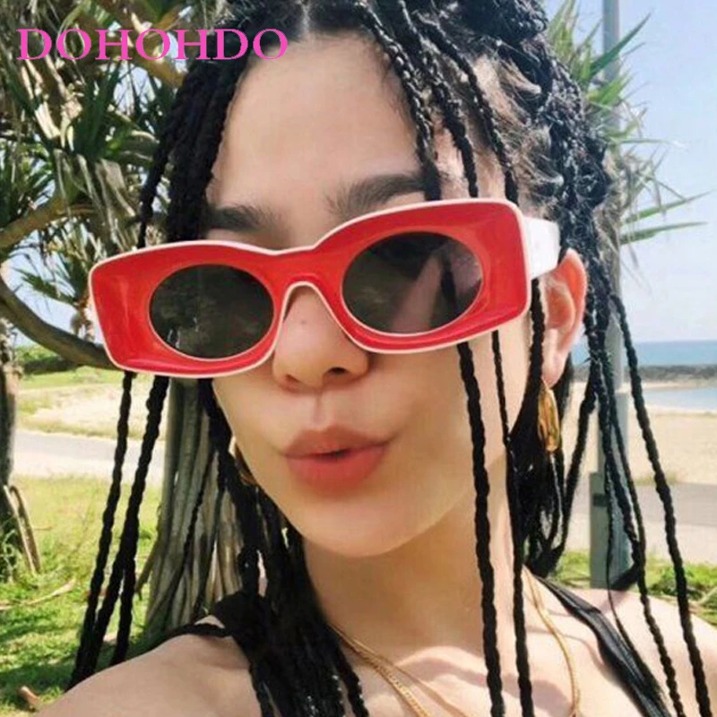 

Fashion Punk Square Sunglasses Men Women Unisex Vintage Luxury Brand Designer Candy Colors Summer Traveling Sun Glasses UV400