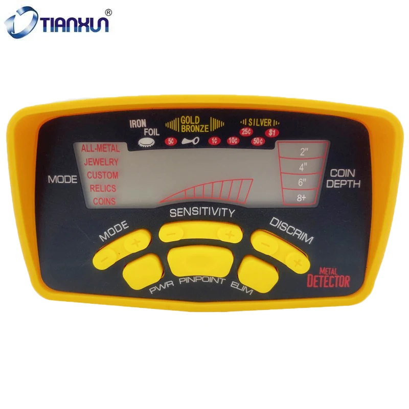 TIANXUN MD6250 LCD Display Control Unit for Professional Underground Metal Detector Scanner Finder Gold Digger Treasure Hunter