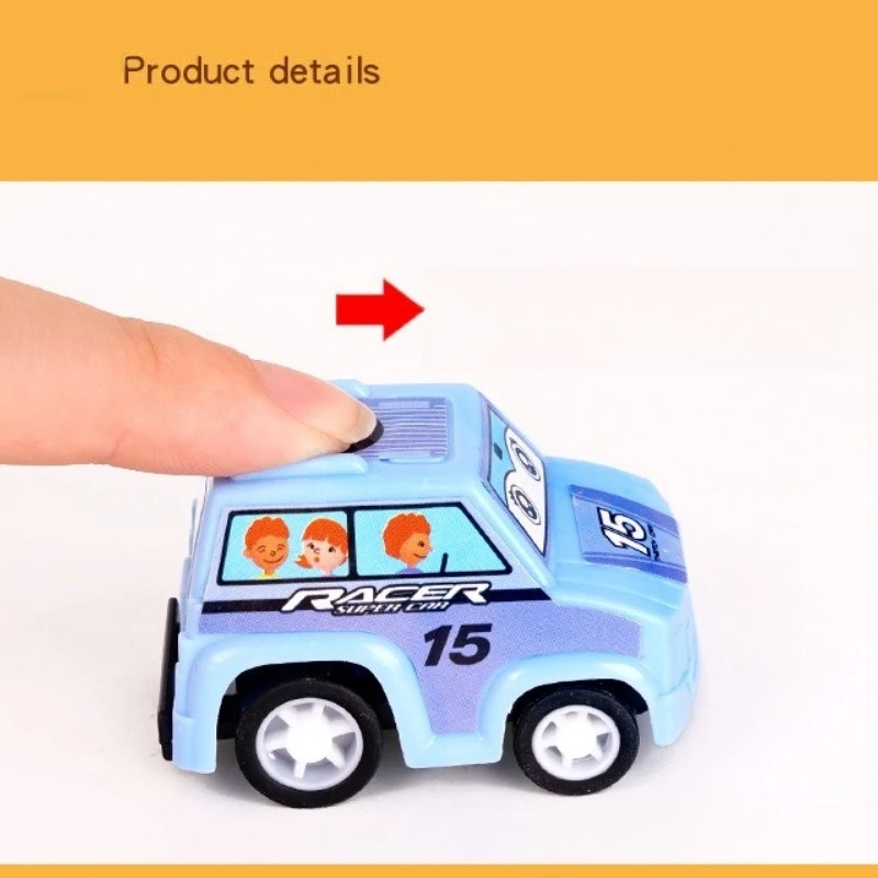 6 pièces modèle de voiture jouet retirer voiture jouets véhicule Mobile camion de pompier Taxi modèle enfant Mini voitures garçon jouet cadeau moulé sous pression jouets pour enfants