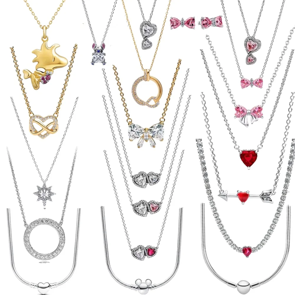 

Лидер продаж, ожерелье из серебра 925 пробы, розовая бабочка, красная стрела с пирсингом, подходящее для женщин, изысканные высококачественные роскошные ювелирные изделия, подарки