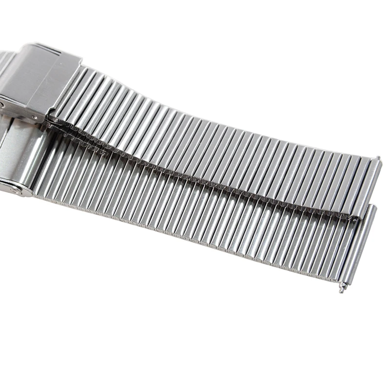 Quick Release 18mm 20mm 22mm Stainless Steel Silver Metal Bracelet Two piece Vintage Metal Bracelet