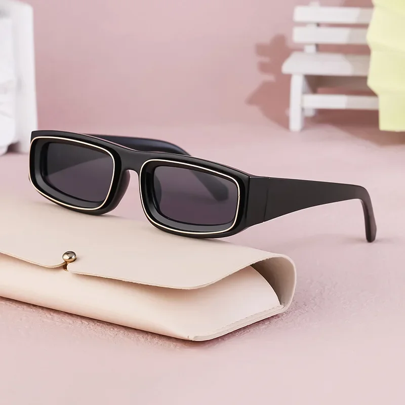 

Fashion Small Rectangle Men's Sunglasses Designer Trendy Luxury Brand Sun Glasses for Male Retro Eyewear Shades UV400 선글라스 Очки