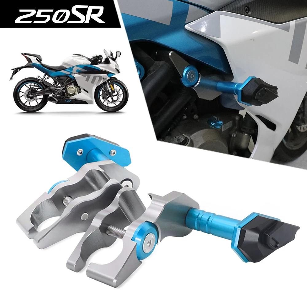 

For CFMOTO 250SR 300SR ABS 300 250 SR MY22 250NK/ABS Engine Protection Cover Frame Sliders Crash Pad Falling Protector Guard