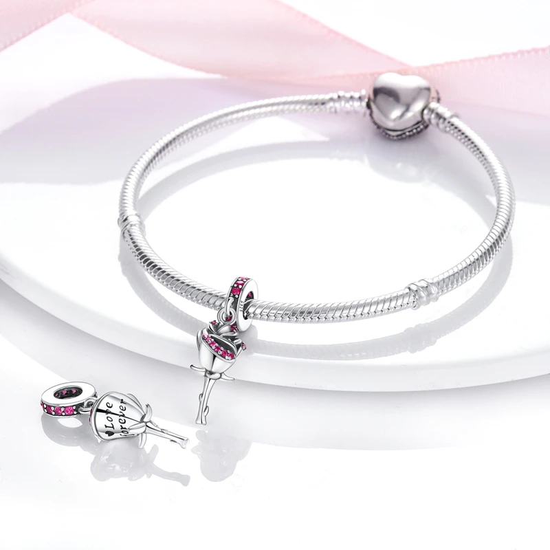 الأصلي سحر 925 الفضة روز زهرة سلسلة سحر الخرزة يناسب المرأة 3 مللي متر الأصلي سوار قلادة DIY غرامة مجوهرات هدايا الساخن