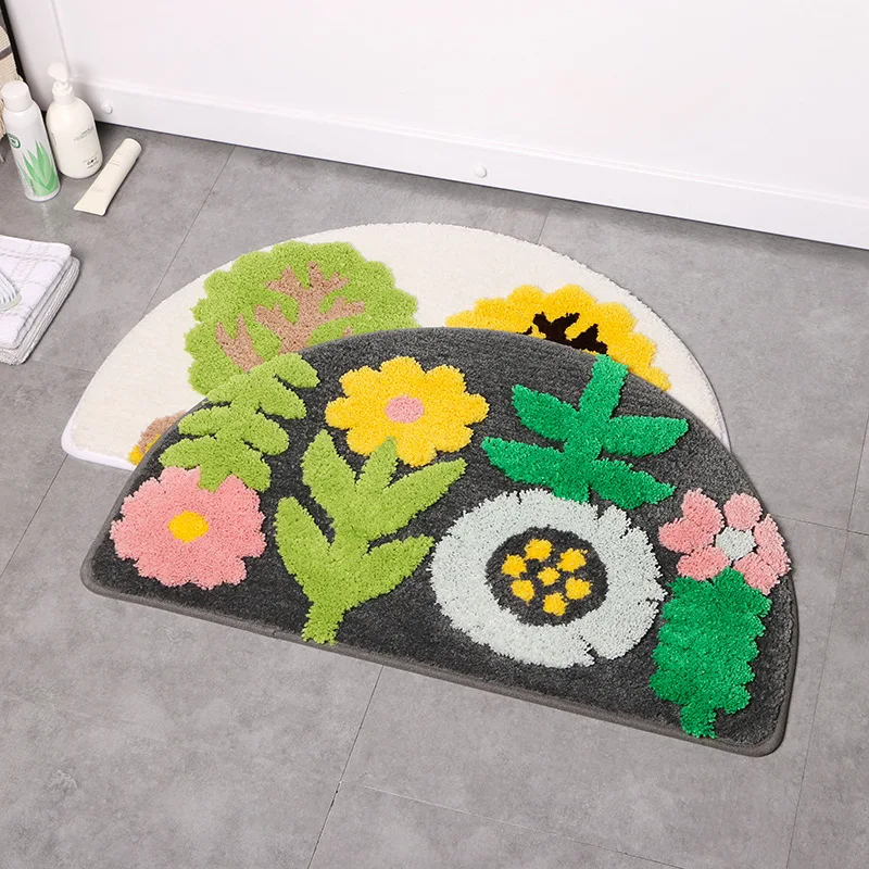 

Soft Floor Mats Rugs Home Entrance Carpet Bedroom Toilet Bathroom Door Absorbent Non-Slip Foot Pad