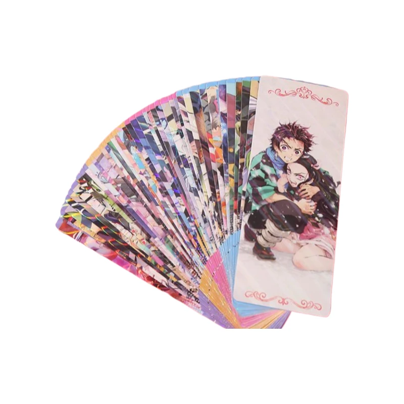 Ghostblade anime long laser ticket bookmark postcard small card Butterfly Ninja peripheral laser ticket sparkling greeting card