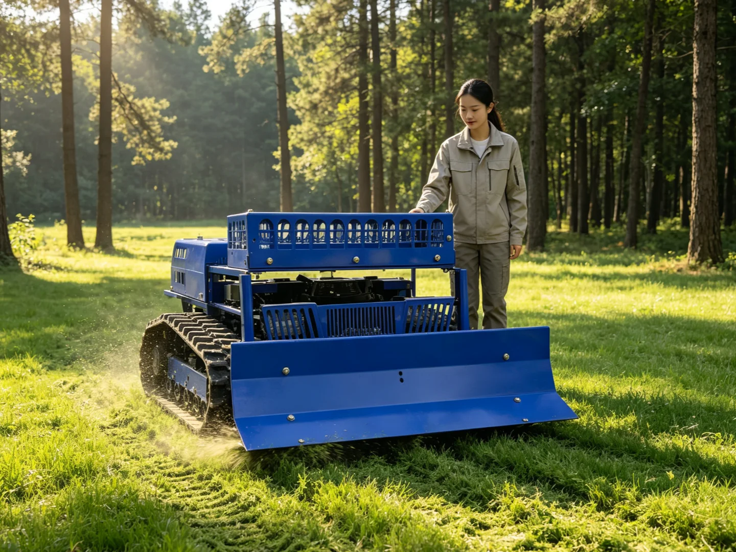 Customized Lawn Mower with Multifunctional Machine Remote Control, Convenient and Fast Weeding Operation