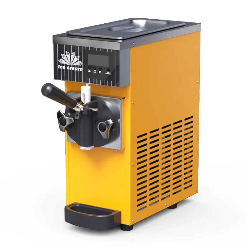 Hot Sale Ice Cream Equipment Commercial Table Top Snow Soft Ice Cream Maker Machine for Business