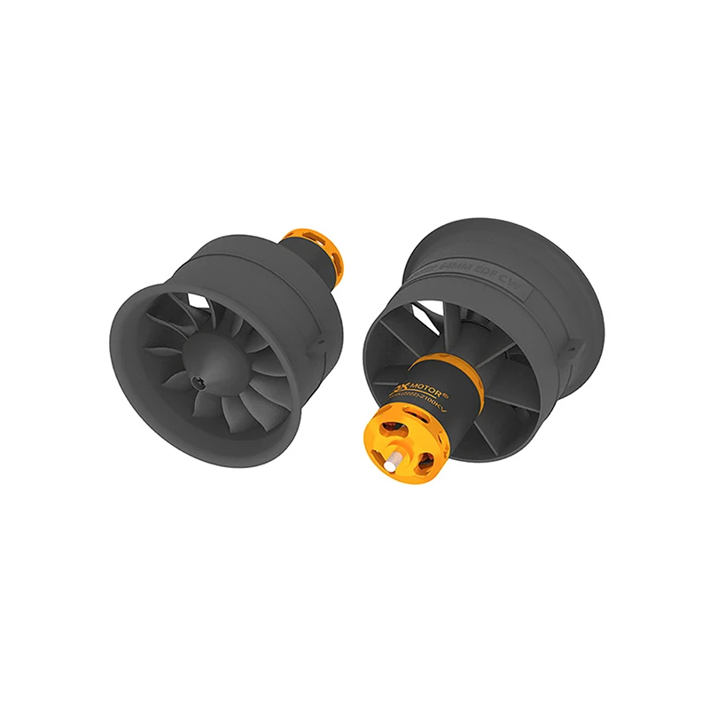 

QX-Motor QF2822 64MM EDF 12-Blades Ducted Fan With 2100KV 2300KV 3300KV 4300KV Brushless Motor suit for 60A / 80A ESC for DIY
