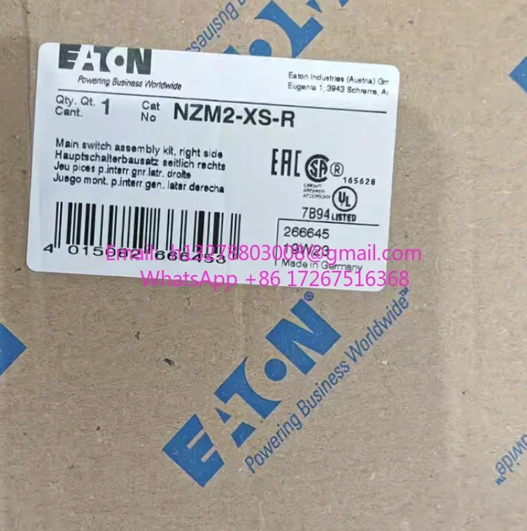 

Новый литой корпус NZM2-XS-R Автоматический выключатель с правой рабочей ручкой EATON