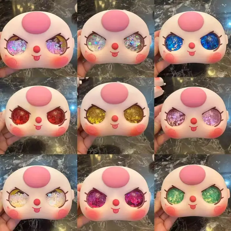

Baby Three 400% Diy Doll Face And Quicksand Eyes Accessories Anime Peripheral Cute Doll Replacement Eye Toy Collectible Model