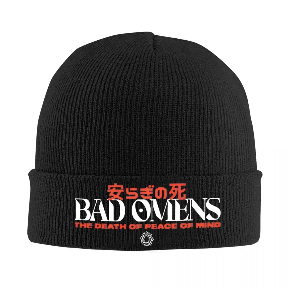 Bad Omens Knitted Hat Beanies Autumn Winter Hats Warm Hip-hop The Death Of Peace Of Mind Cap for Men Women Gift