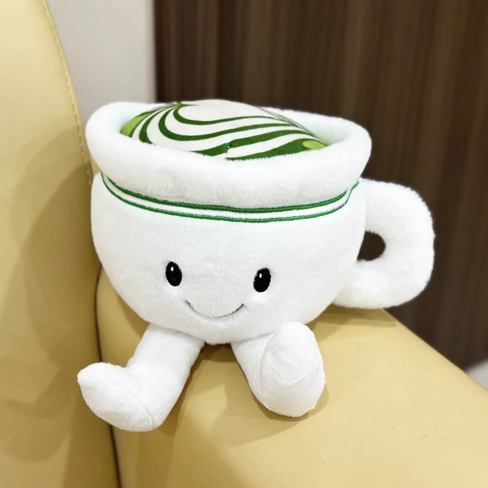 HOT New 12cm Matcha Plush Toys Cute Soft Stuffed Cartoon Pillow Anime Dolls For Kid Birthday Christmas Gift
