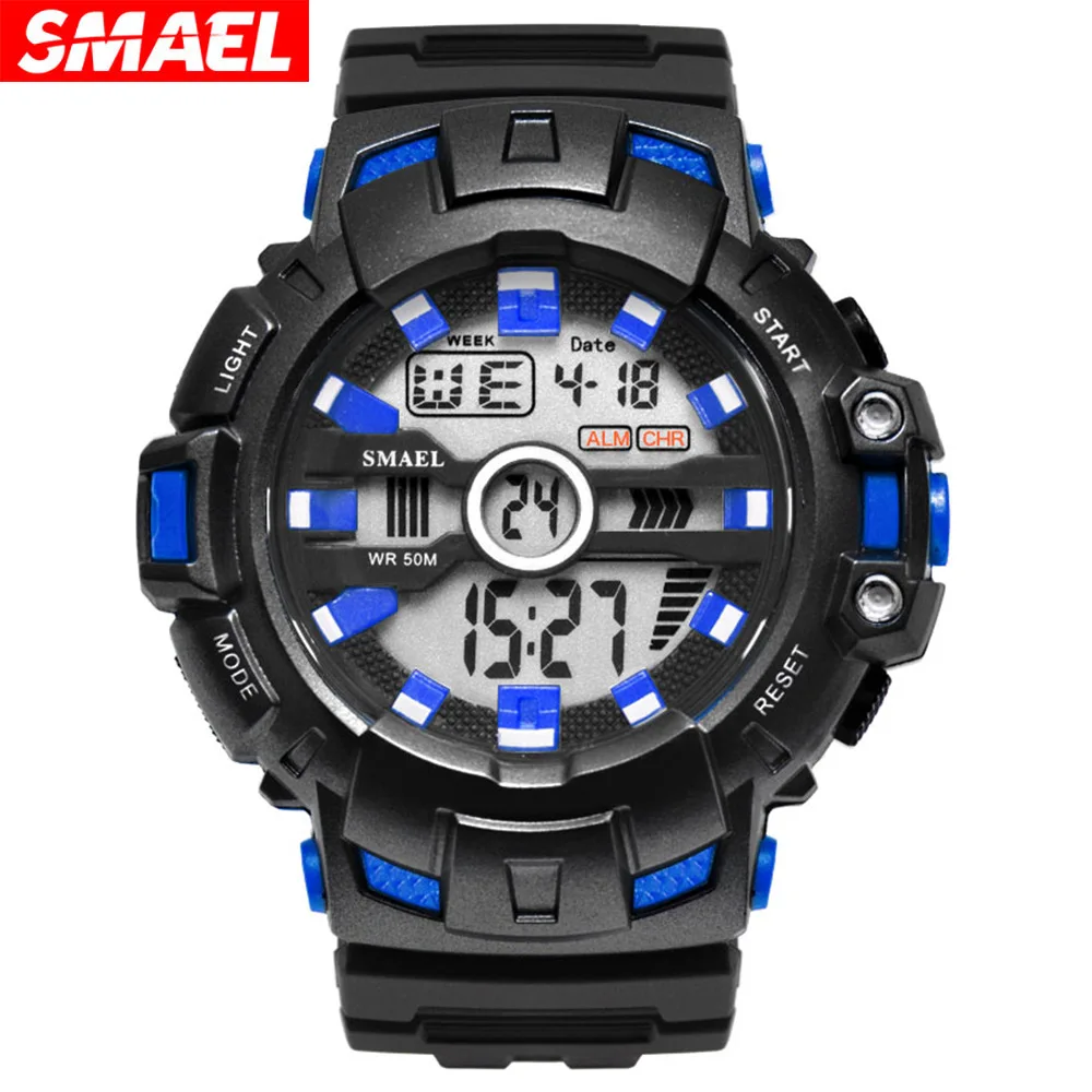 Bestselling men's digital watch - outdoor sports, waterproof, multifunctional, trendy electronic watch