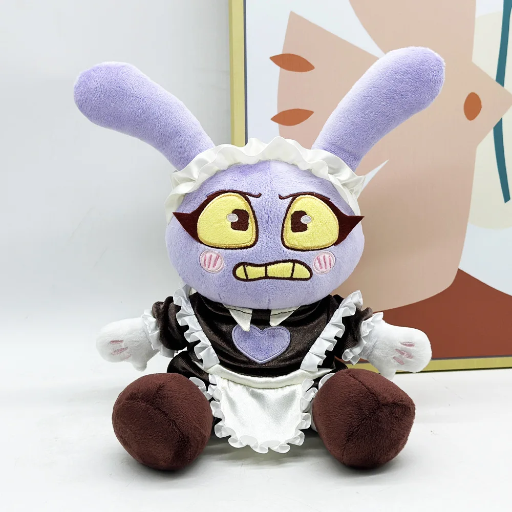 

Плюшевая игрушка Maid Jax 28 см, аниме «УДИВИТЕЛЬНЫЙ ЦИФРОВОЙ ЦИРКОВЫЙ», милая мягкая кукла, подушка, детские подарки на день рождения, Рождество