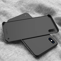 Custodia rigida in plastica sottile senza cornice per iPhone 16 15 14 13 12 Mini 11 Pro XS Max XR X 8 7 Plus SE 2020 2022 Cover color caramella