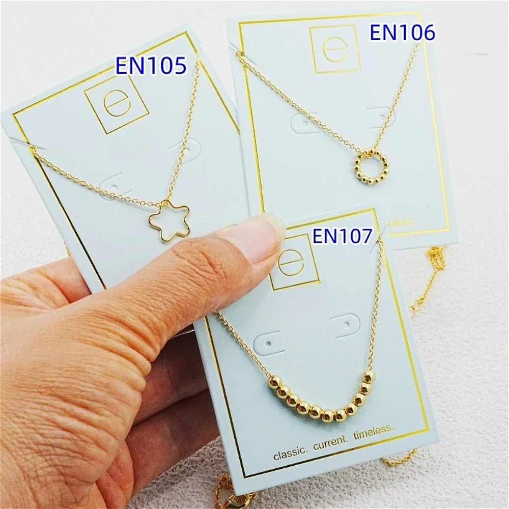 

YEEVAA 16" Chain Necklace Classic Beaded Bliss,Fashion Jewelry Gift for Women Daily Layering