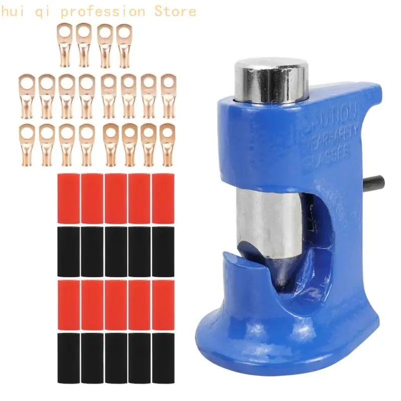 Fahrzeugverkabelungs-Presswerkzeug Hammer-Kabelschuh-Crimper-Set für Batteriekabel-Serviceaufgaben H8WE – Detail 8