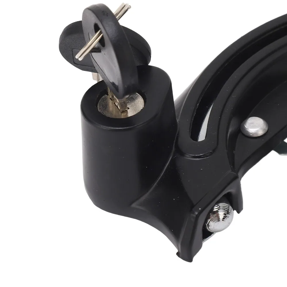 

Прочный замок из алюминиевого сплава с когтями краба и двумя ключами, компактный велосипедный замок, противоугонный замок для горного велосипеда