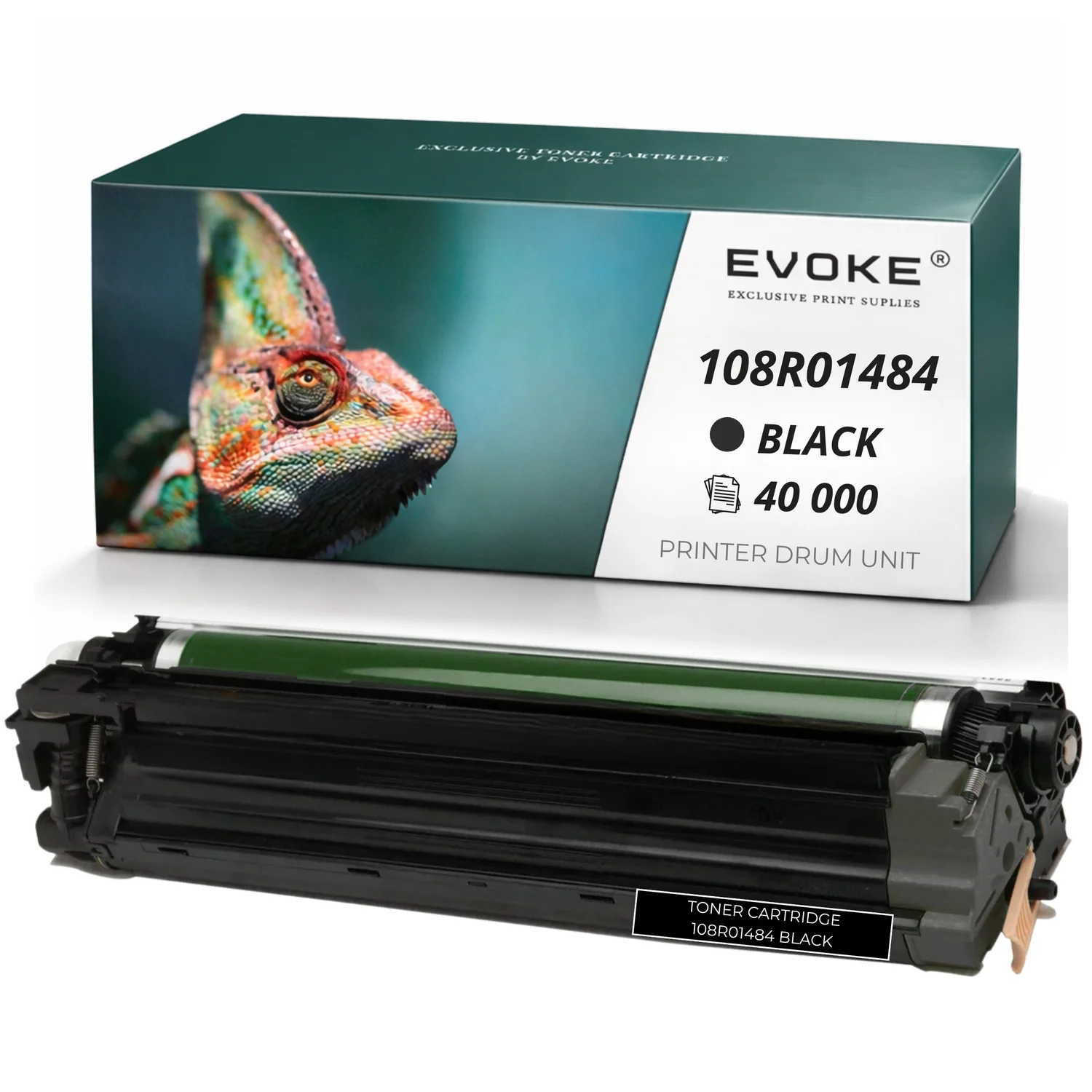 Evoke Compatibele Trommel voor Xerox C500 C505K 108R01484 C500K C505K C500 C505 Zwart 40000 Pagina's Versalink C500 C505