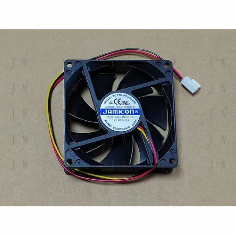 DDJ  FOR JAMICON JF0825B1UM-R DC12V 0.37A 80*25MM 80mm cooling fan 3pin