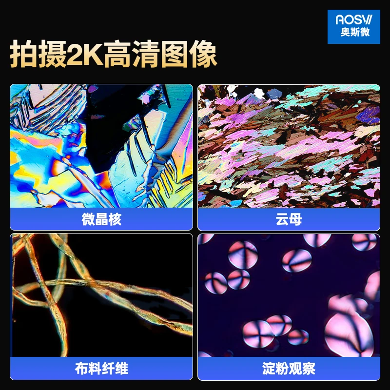 مجهر استقطاب ناقل الحركة المعدنية بالكمبيوتر عالي الوضوح مجهر إلكتروني احترافي صناعي عالي