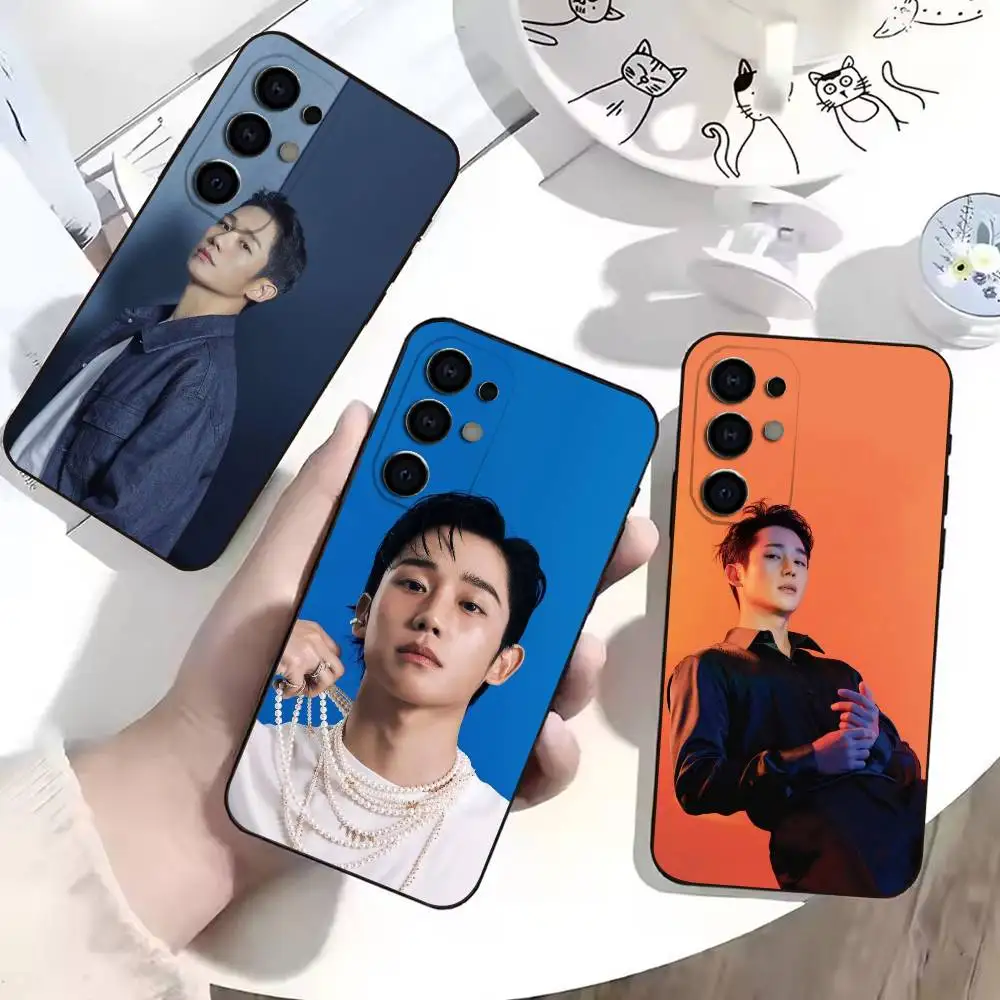 Actor Jung Hae-in  Phone Case Black Silicone Soft For Samsung S25,S24,S21,S22,S23,S30,Ultra,S20,Plus,Fe,Lite